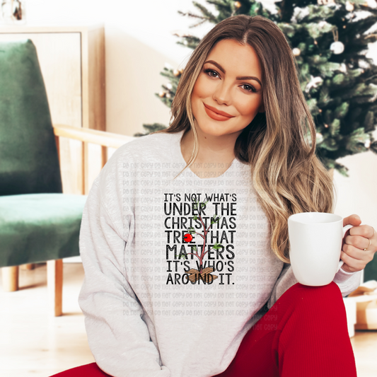 It's not what's under the tree - DTF