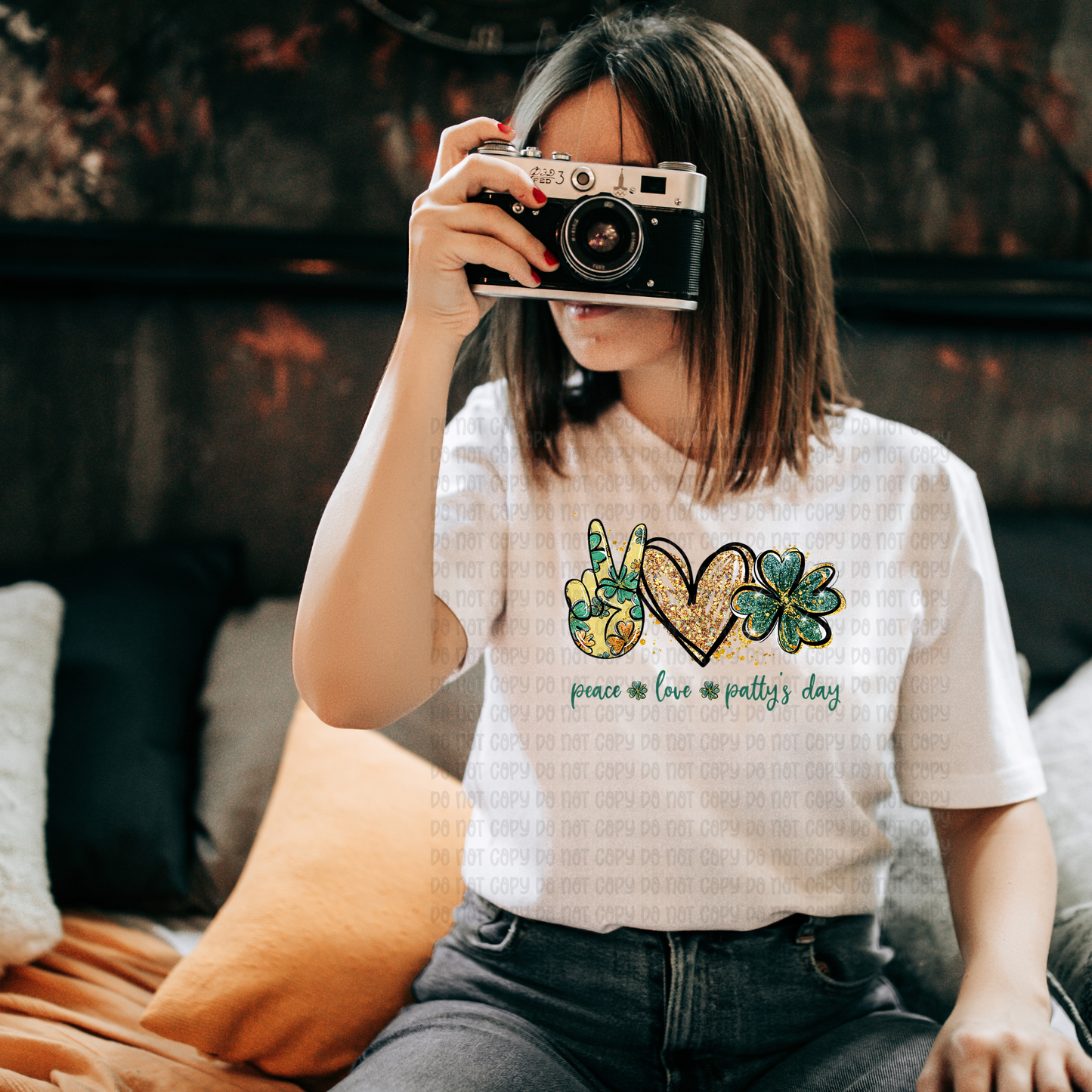 Peace love St Pats - DTF