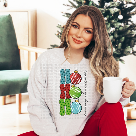 Ho ho ho Merry Christmas - DTF