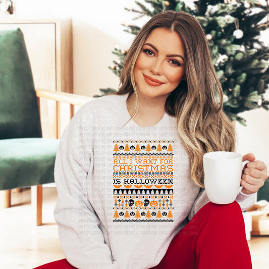 All I want for Christmas is Halloween - DTF