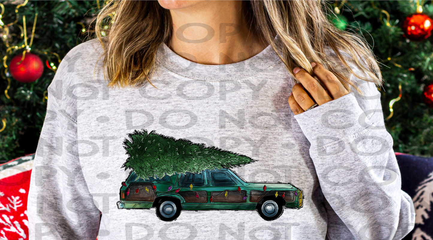 Tree car - DTF