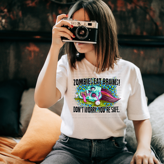 Zombies eat brains - DTF