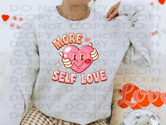 More Self Love Distressed - DTF