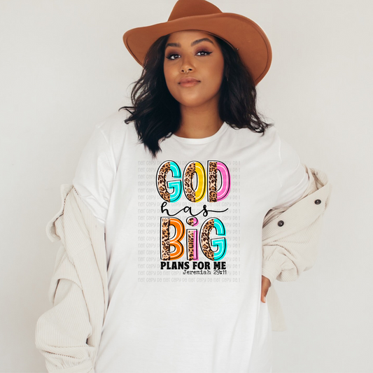 God has big plans - DTF