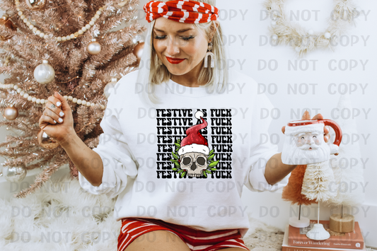 Festive as fuck - DTF