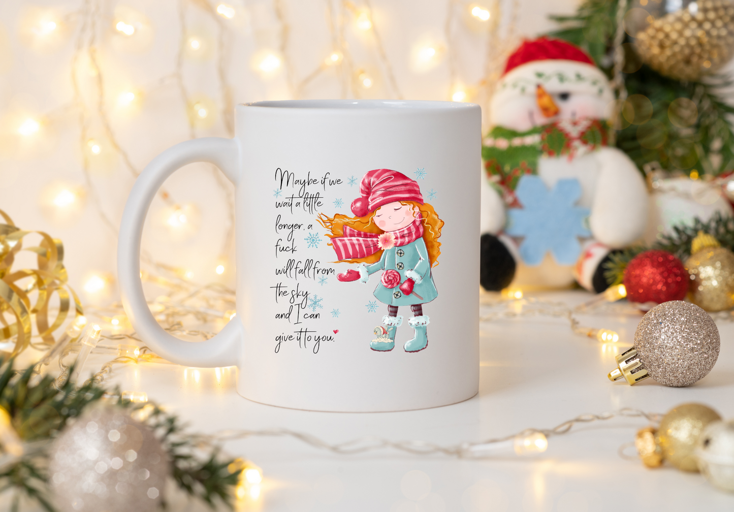 Ginger Snowflakes - Mug - set of 4 - Sublimation