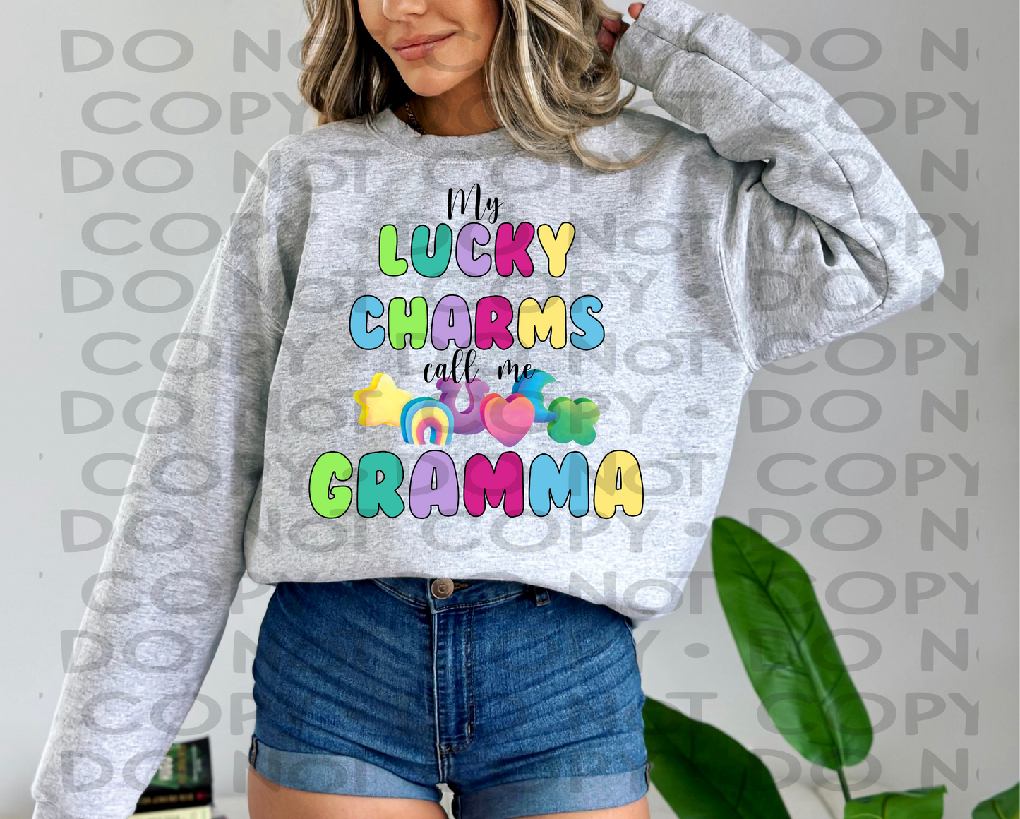 My lucky charms call me Gramma  - DTF **READ DESCRIPTION**