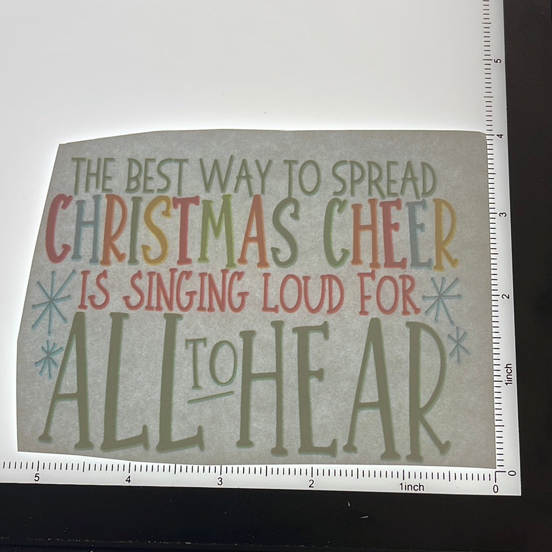 Christmas cheer - Screen Print - $1