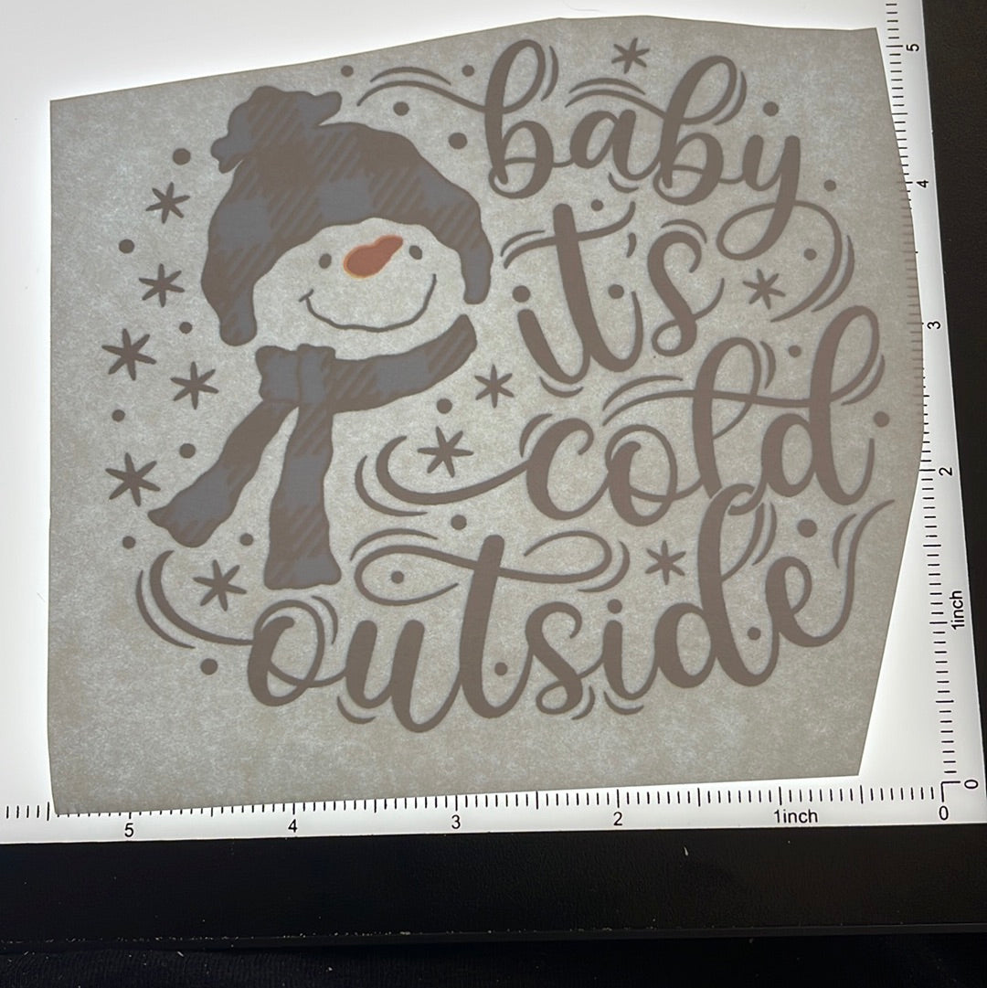 Baby it’s cold  - Screen Print - $1