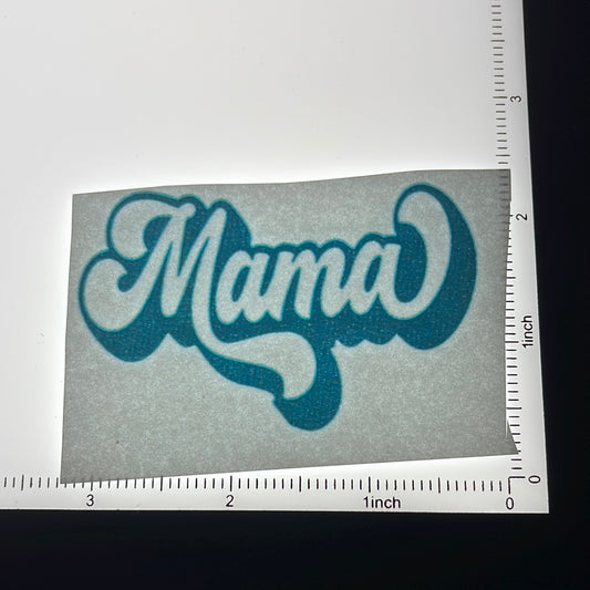 Mama in teal (maybe? I don’t know my blues lol) - Screen Print - 2 for $1