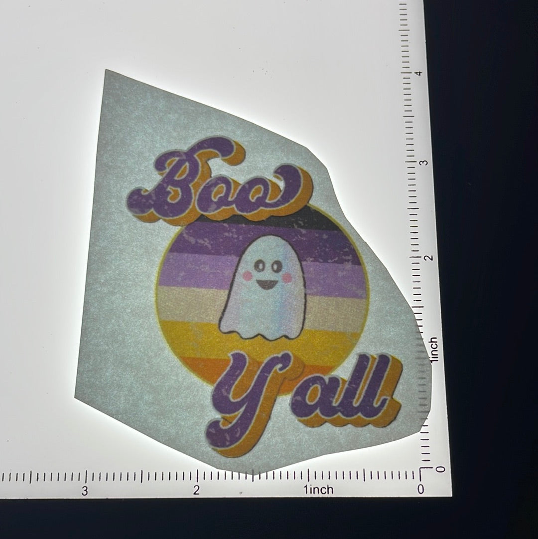 Boo y’all - Screen Print - 2 for $1