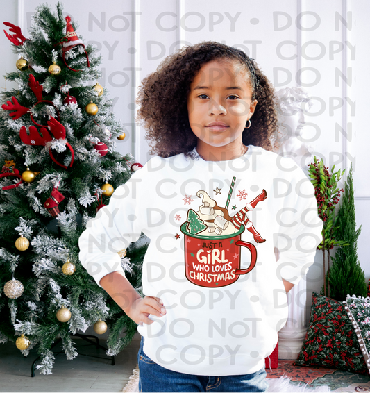 Just a girl who loves Christmas - DTF