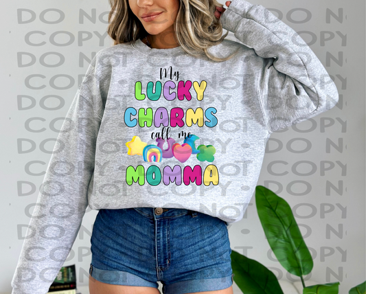My lucky charms call me Momma - DTF **READ DESCRIPTION**