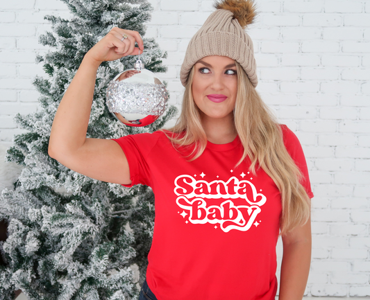 Santa Baby Retro - Adult - DTF