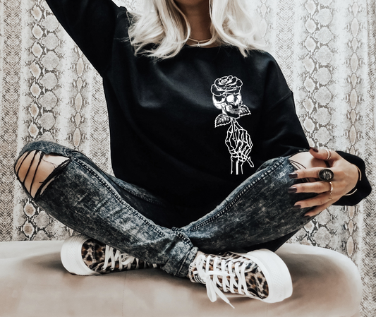 Skull Rose - Adult - DTF