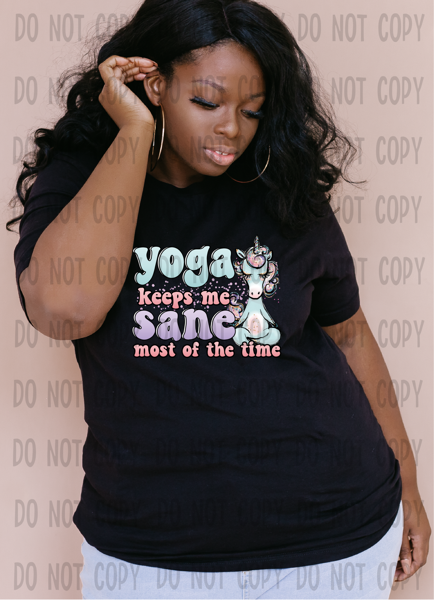 Yoga keeps me sane - DTF